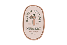 Logo of Barton Springs Nursery in Austin, Texas.