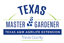Logo of the Travis County Master Gardener Association.